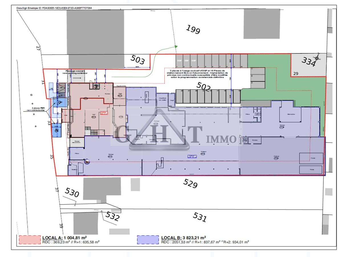 Entrepôt Bureaux